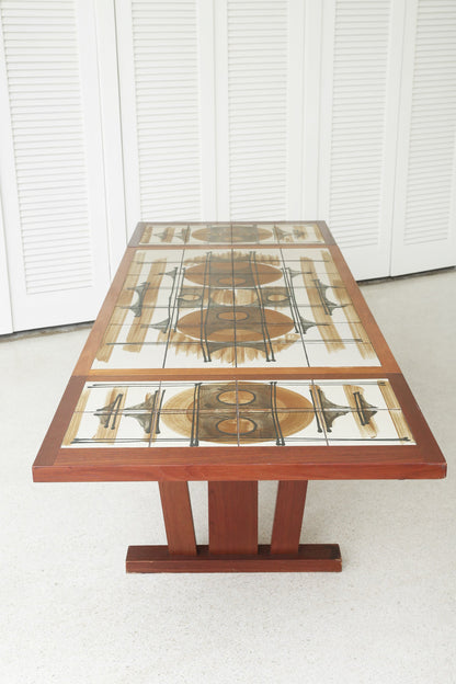 Danish Tile-Top Dining Table Dining Tables