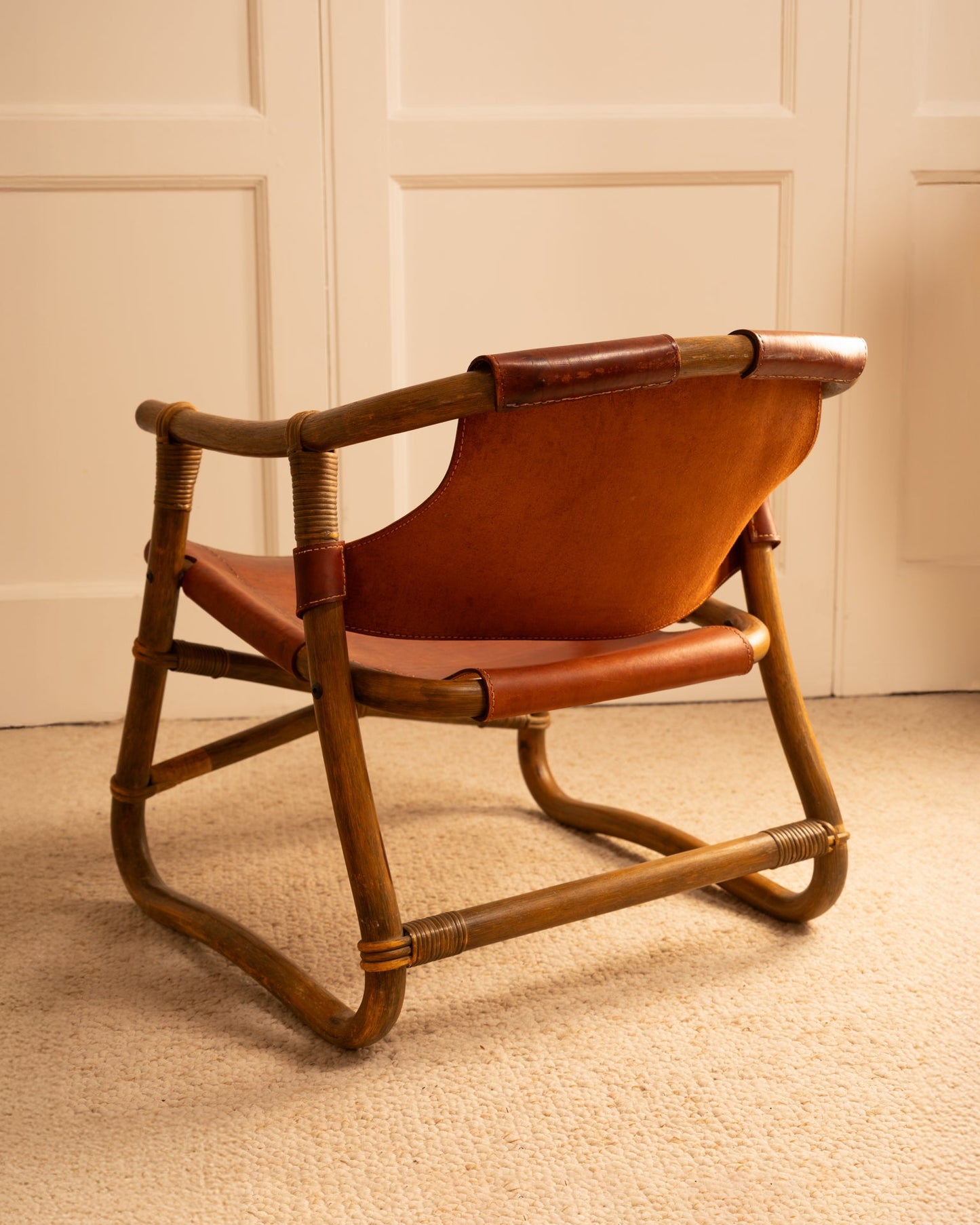 Rare Pair of "Manilla" Lounge Danish Chairs by Horsnaes, circa 1960 Chairs