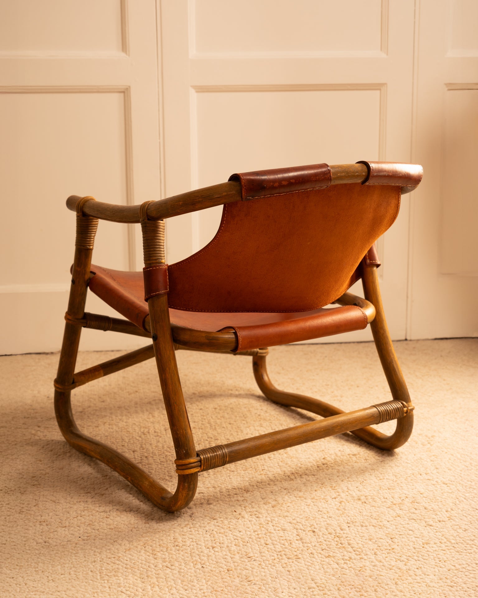 Rare Pair of "Manilla" Lounge Danish Chairs by Horsnaes, circa 1960 Chairs