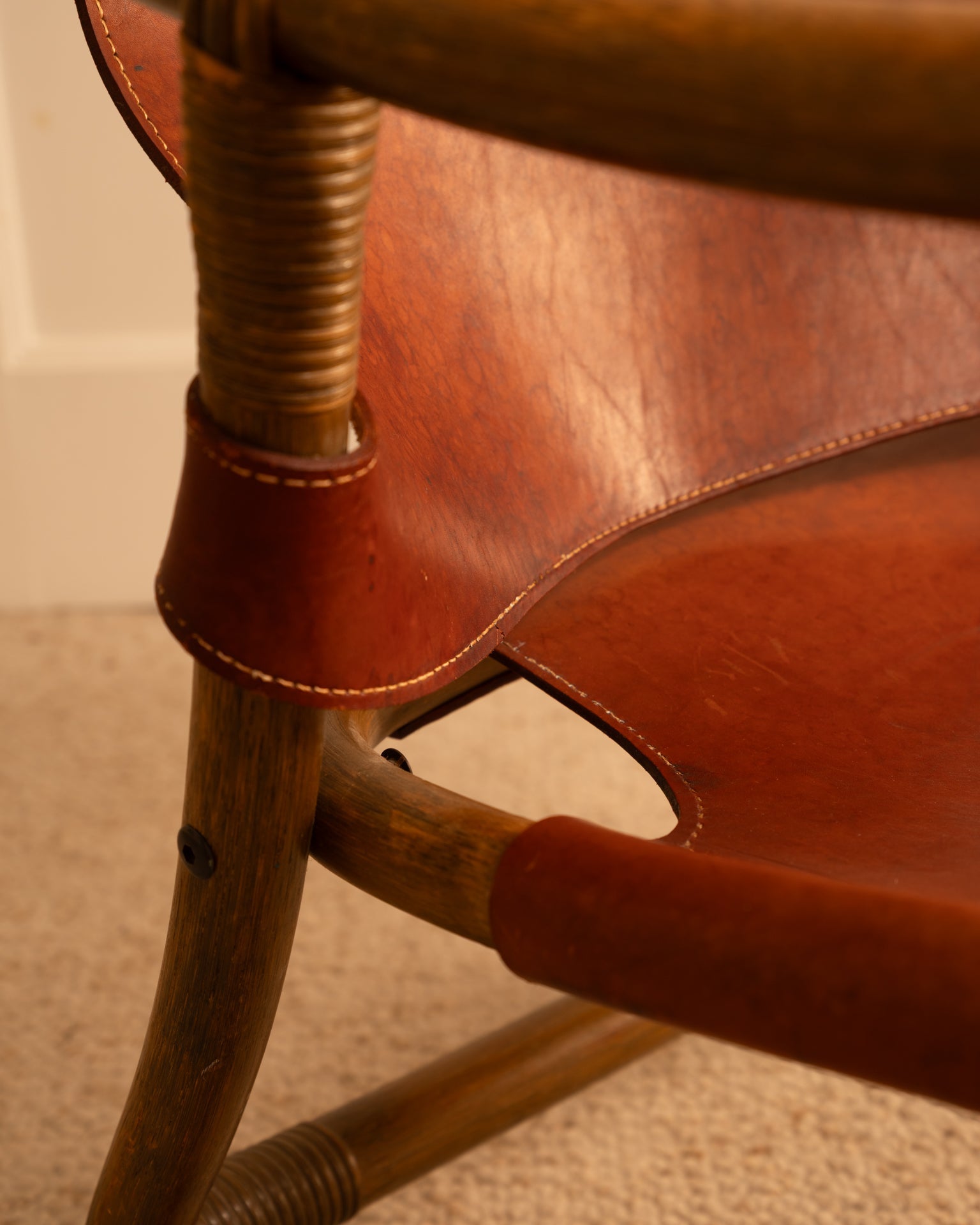 Rare Pair of "Manilla" Lounge Danish Chairs by Horsnaes, circa 1960 Chairs