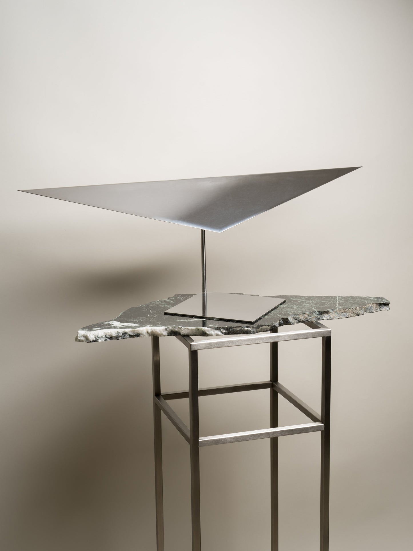 Vesica Piscis Streight Lines Desk Lamp #4 by Georgiev Kiril Table Lamps