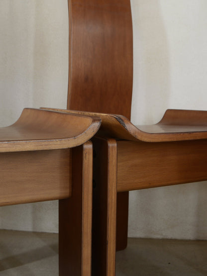 Diago Chairs by Edoardo Landi for Nikol International, 1970s Chairs
