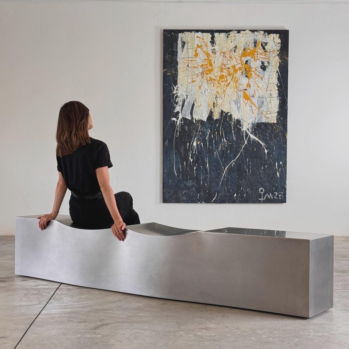 Double Dip Sculptural Bench by Chris Howker for B&B Italia, 2004 Benches