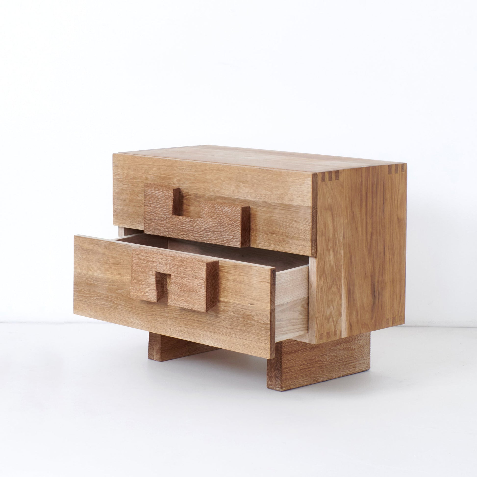 Douro Large Bedside Table in Oak Nightstands