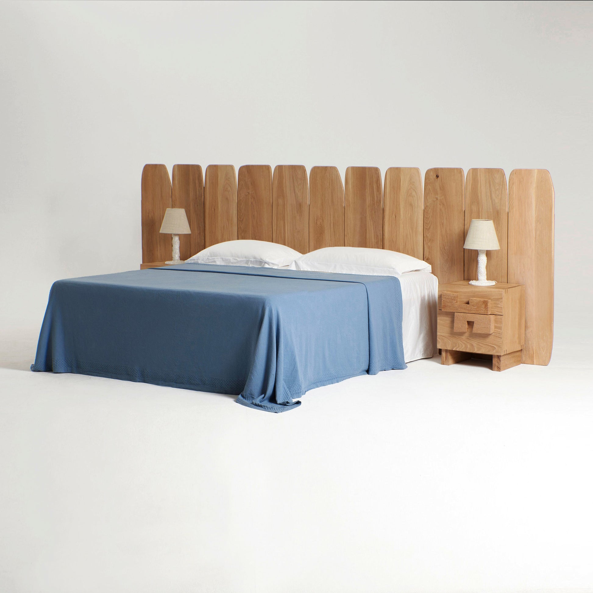 Douro Large Bedside Table in Oak Nightstands