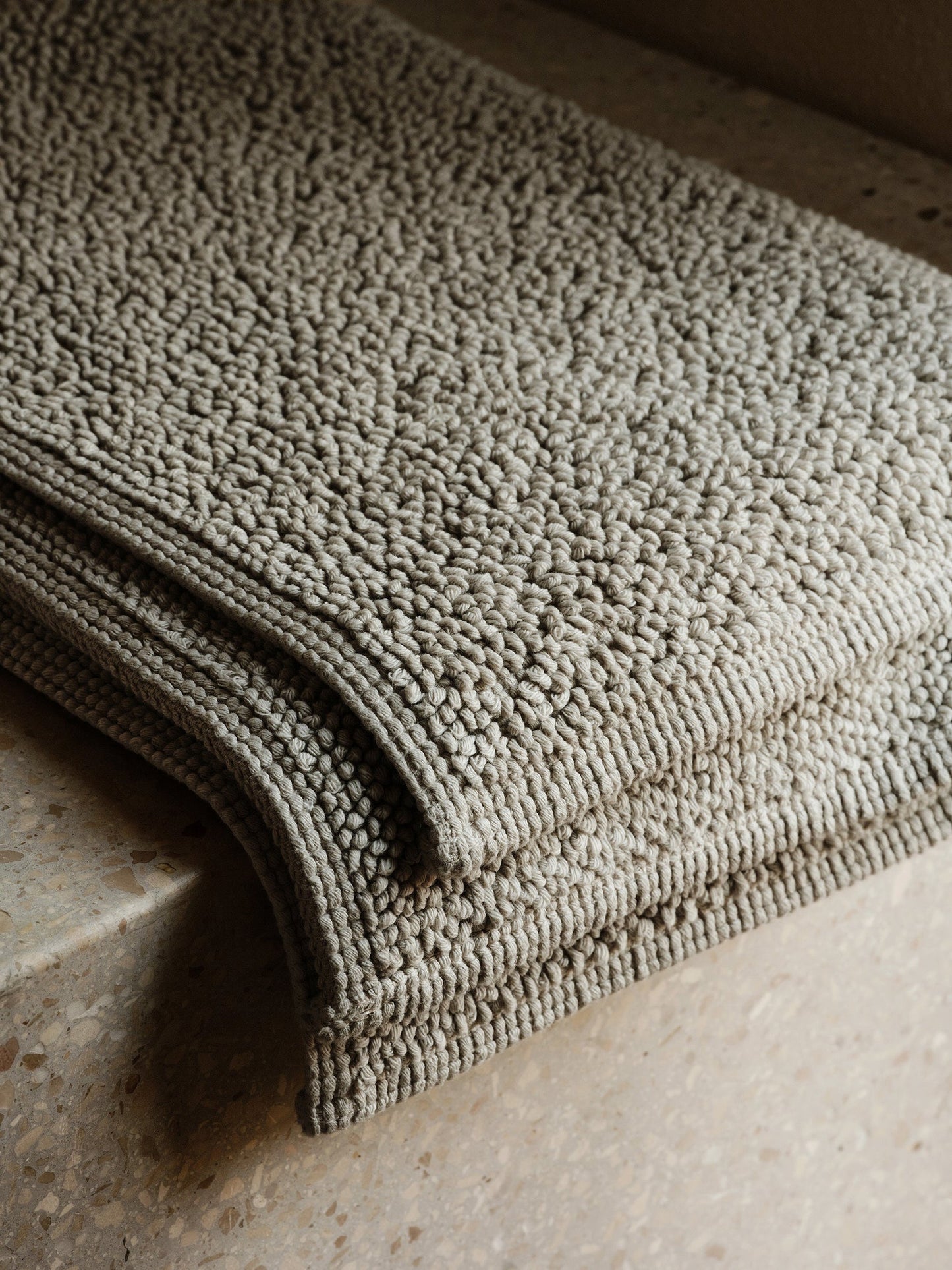 Doux Bath Mat in Mastice by Society Limonta 