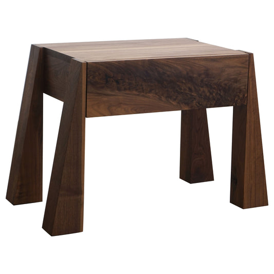 Dre Walnut Side Table by Last Workshop End Tables