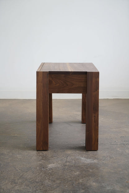Dre Walnut Side Table by Last Workshop End Tables