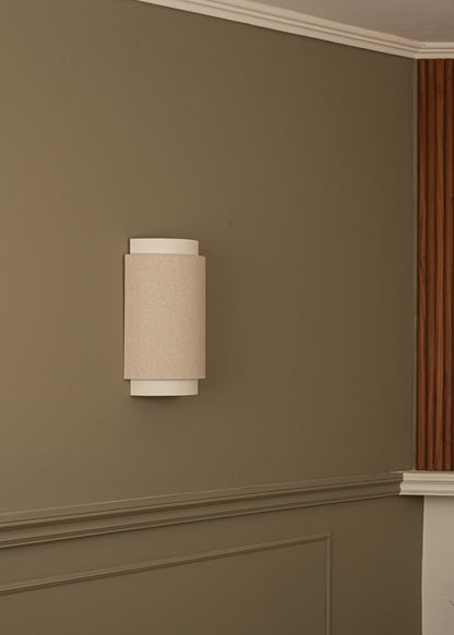 Duono Linen Sconce by Simone & Marcel Sconces