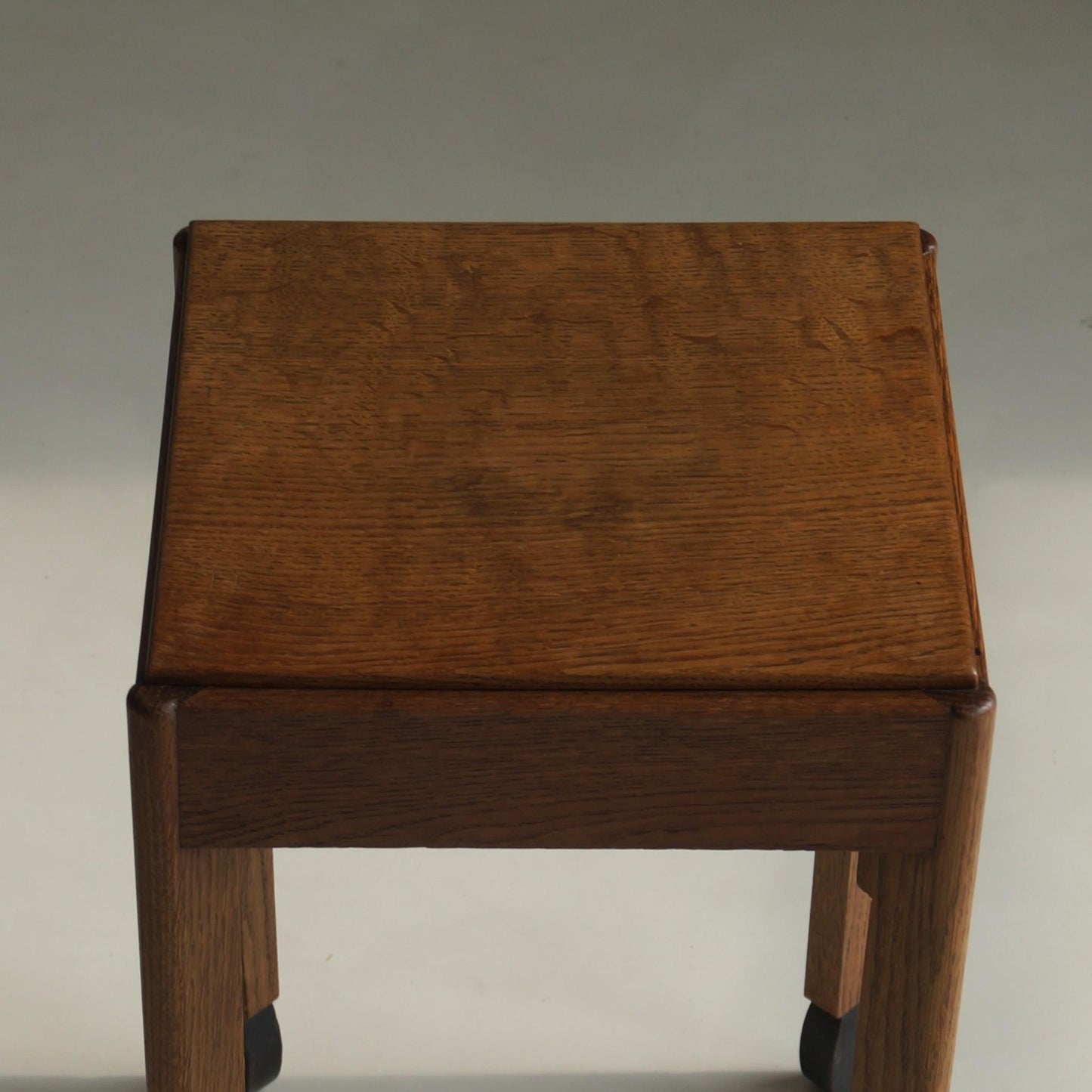 Dutch Art Deco Amsterdam School Accent Table with An Elegant Stance, 1920s End Tables