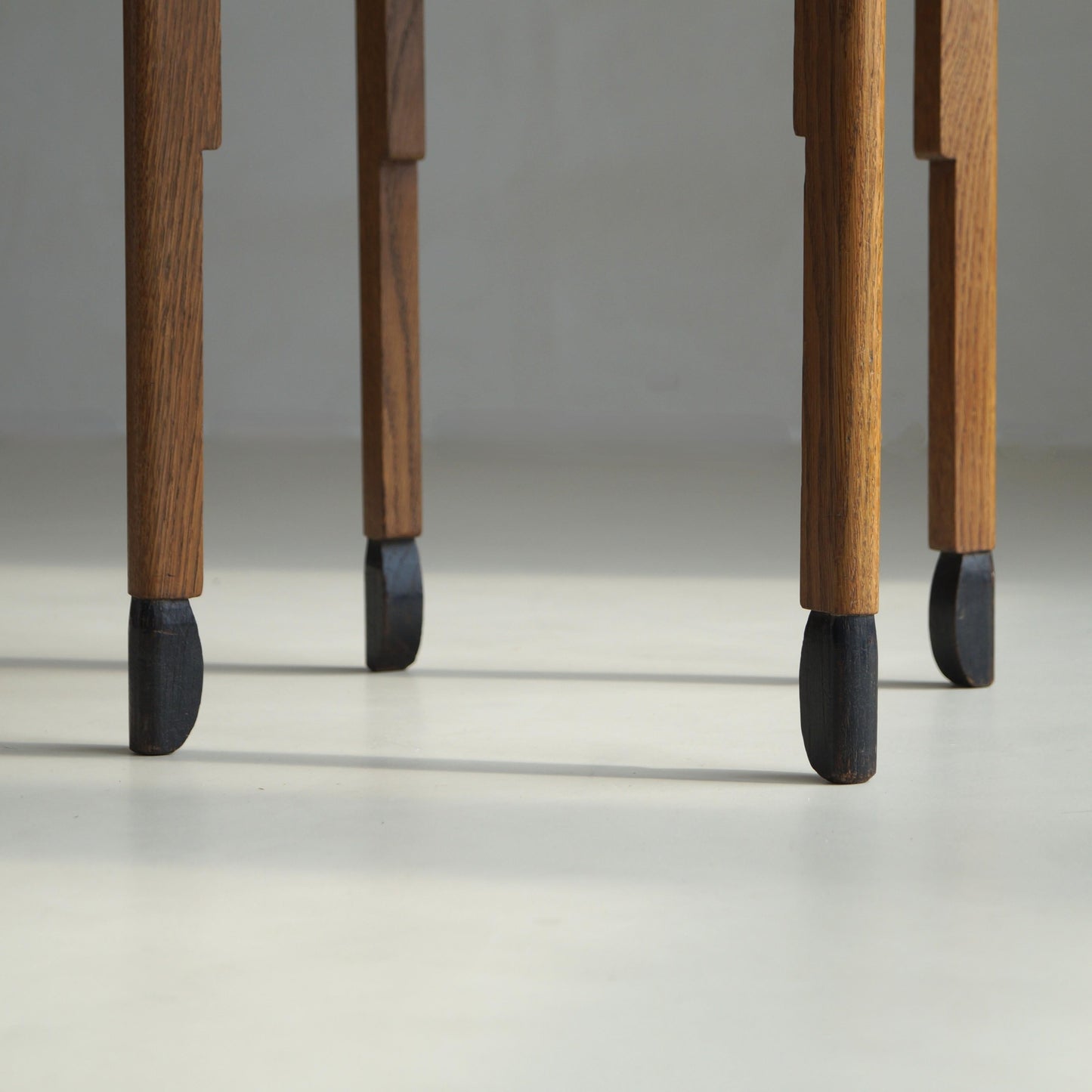 Dutch Art Deco Amsterdam School Accent Table with An Elegant Stance, 1920s End Tables
