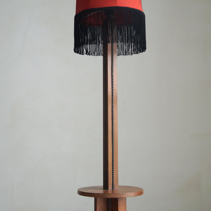Dutch Art Deco Amsterdam School Floor Lamp with Stepped Design, 1920s Floor Lamps