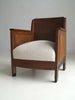 Dutch Art Deco Armchair, Oak, Modernist Design, 1920s, Netherlands Chairs