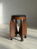 Dutch Art Deco Curvy Amsterdam School Accent Table by J.J. Zijfers, 1920s End Tables