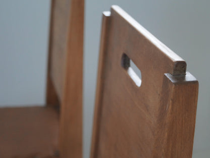 Dutch Art Deco De Stijl/Haagse School Set of Chairs, 1920s Dining Chairs