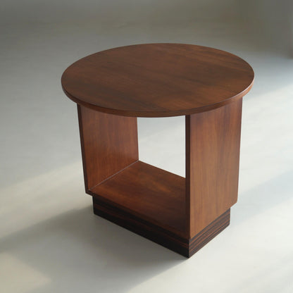 Dutch Art Deco Haagse School Modernist Occasional Table or Side Table, 1920s End Tables