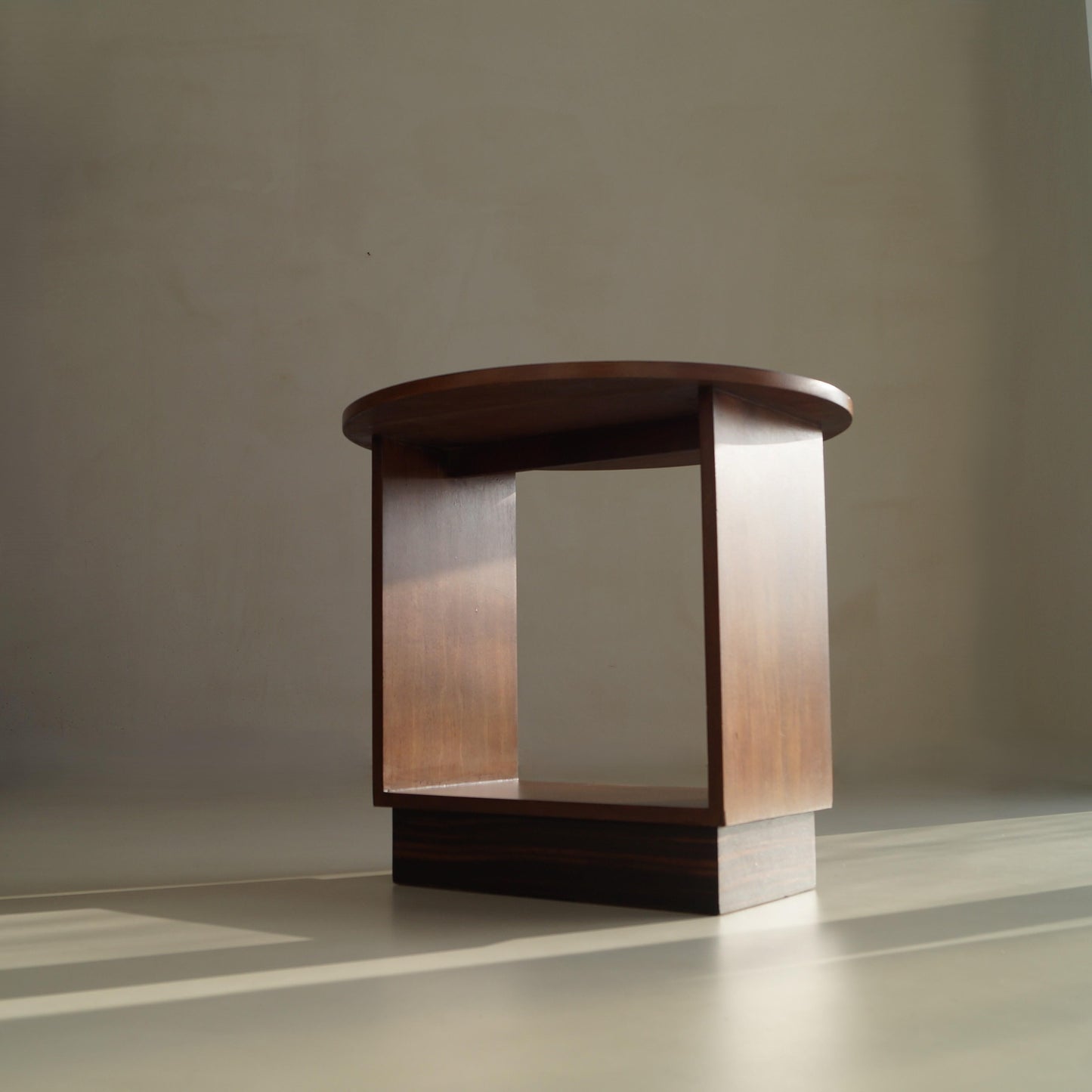 Dutch Art Deco Haagse School Modernist Occasional Table or Side Table, 1920s End Tables