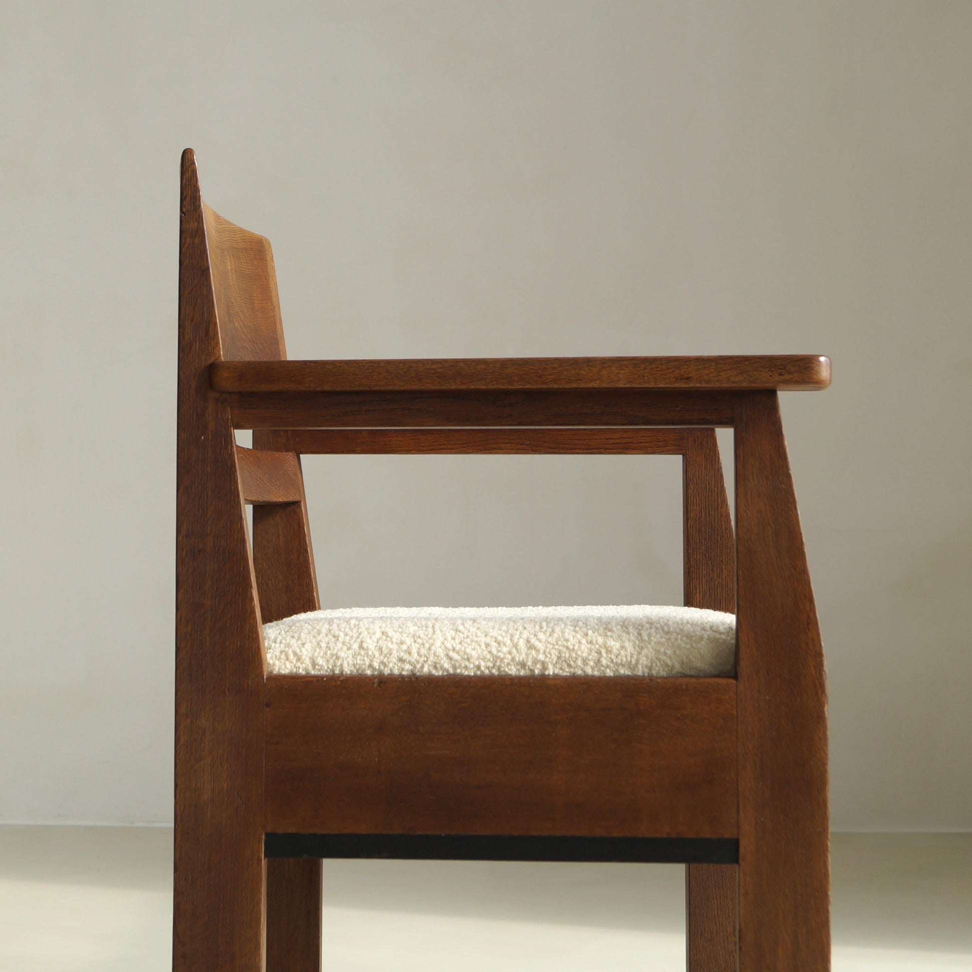 Dutch Art Deco Modernist Armchair by Hendrik Fels for L.O.V Oosterbeek, 1920s Chairs