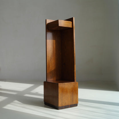 Dutch Art Deco Modernist Hague School Corner Pedestal, 1920s Pedestals