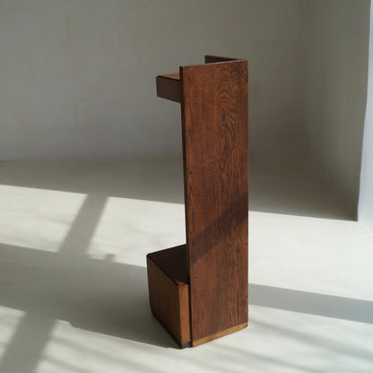 Dutch Art Deco Modernist Hague School Corner Pedestal, 1920s Pedestals