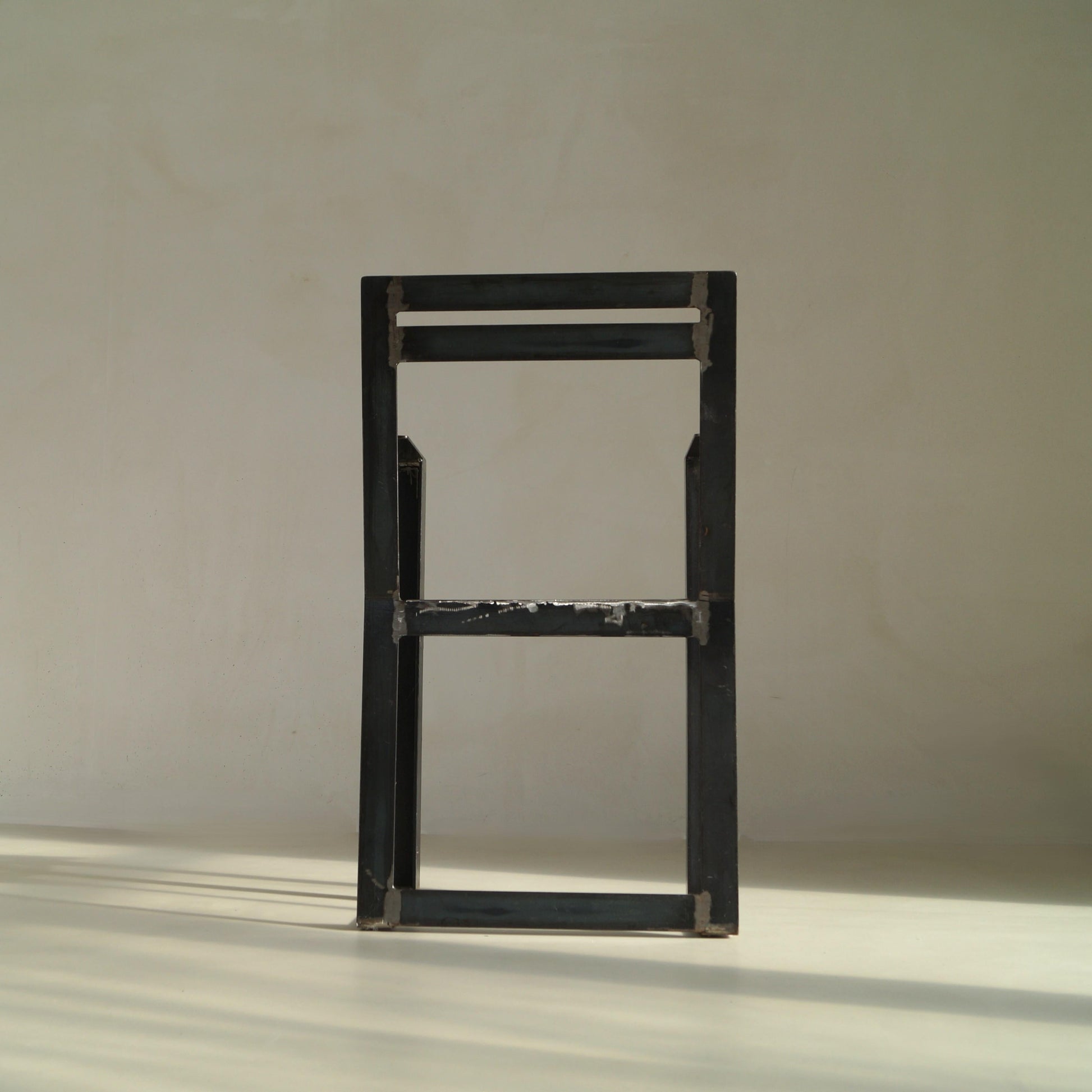Dutch Modernist Steel Armchair by Albert in 'T Veld, 1980s Chairs