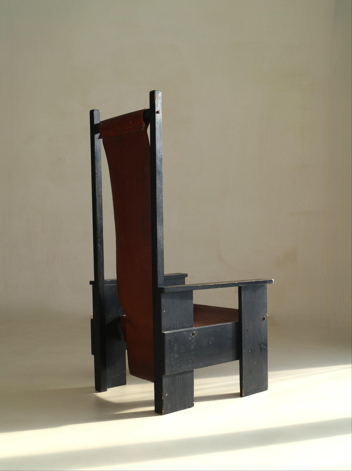 Dutch Pre-WWII De Stijl High-Back Chair Chairs
