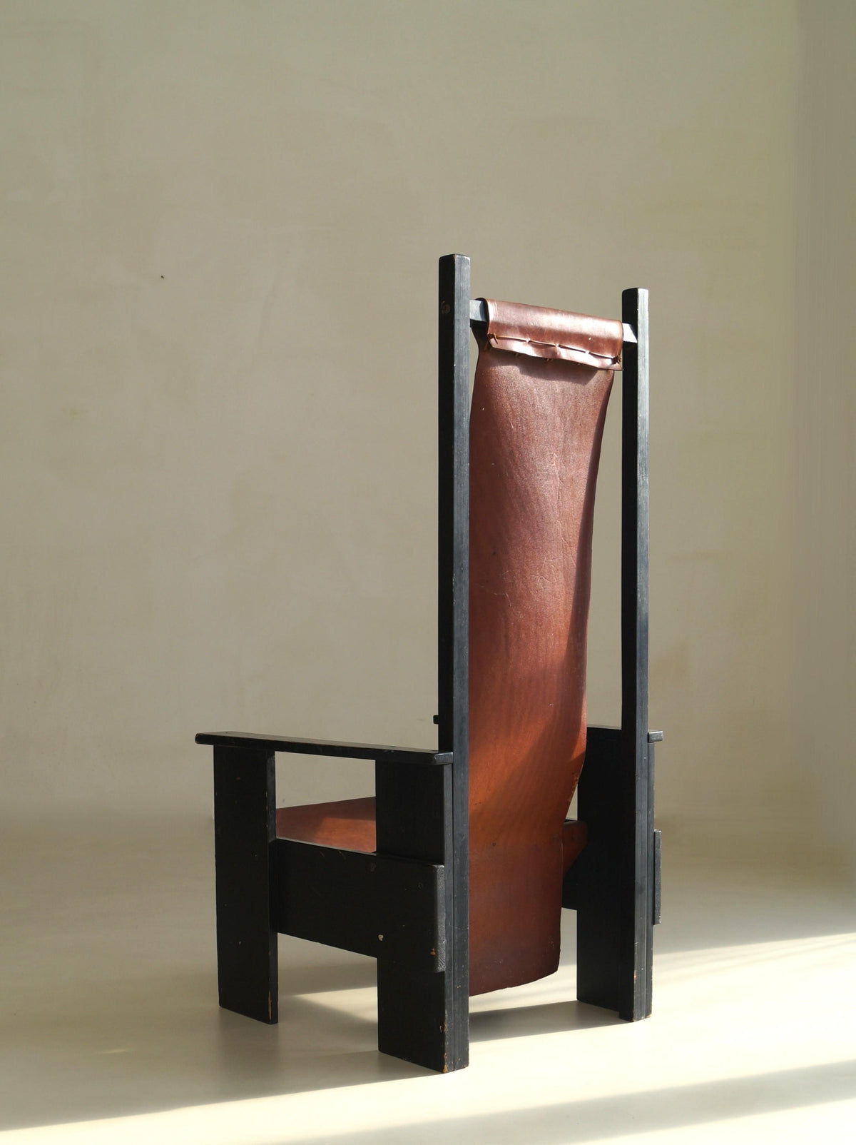 Dutch Pre-WWII De Stijl High-Back Chair Chairs
