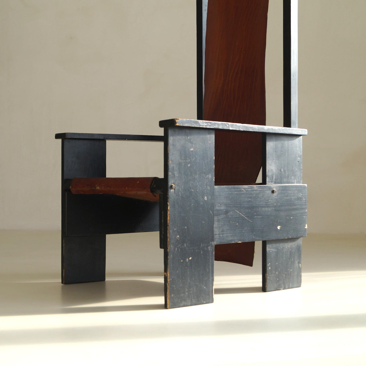 Dutch Pre-WWII De Stijl High-Back Chair Chairs
