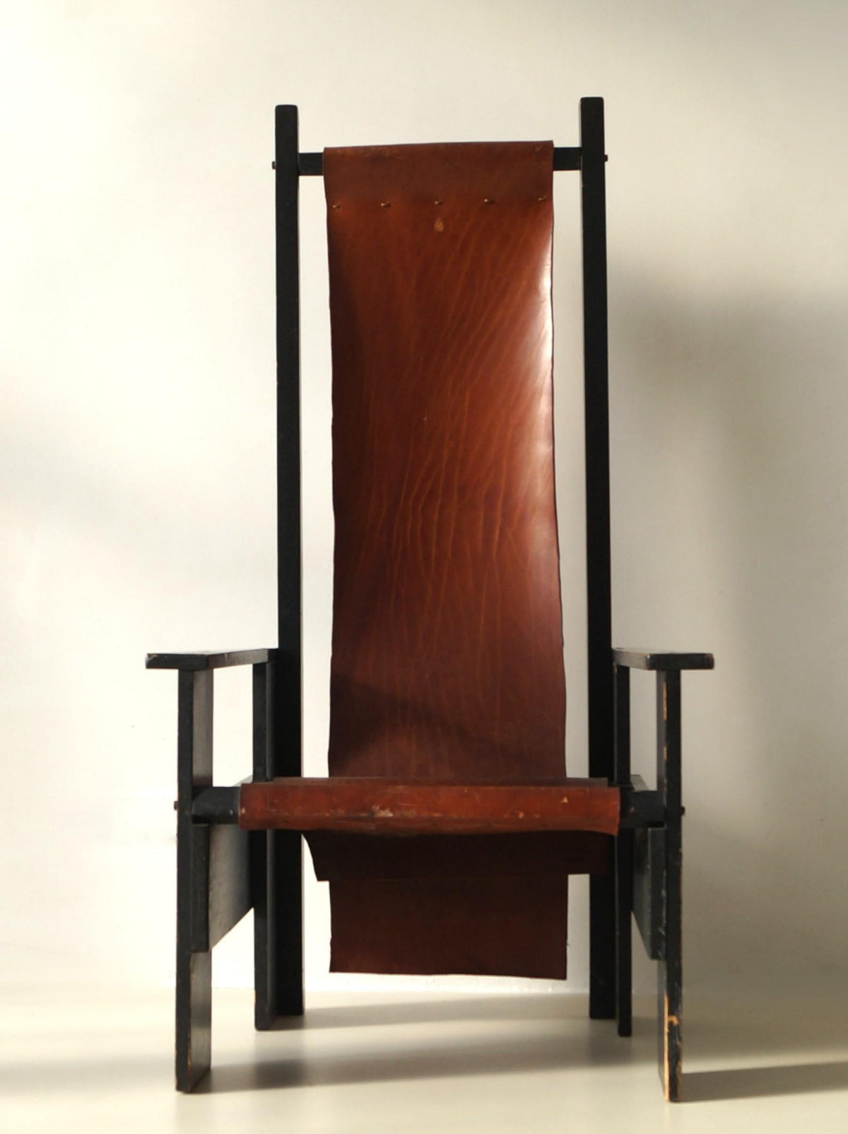 Dutch Pre-WWII De Stijl High-Back Chair Chairs