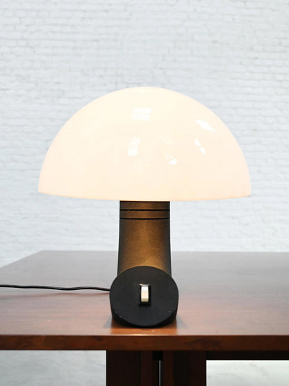 E. Bosi for Fratelli Martini, Italian 1970s Concordia Table Lamp in Plexiglass and Metal Table Lamps