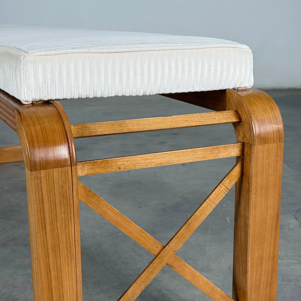 "EIDOS" Bench by FORME, Handcrafted Cherrywood Bedroom Bench with COM Option Benches