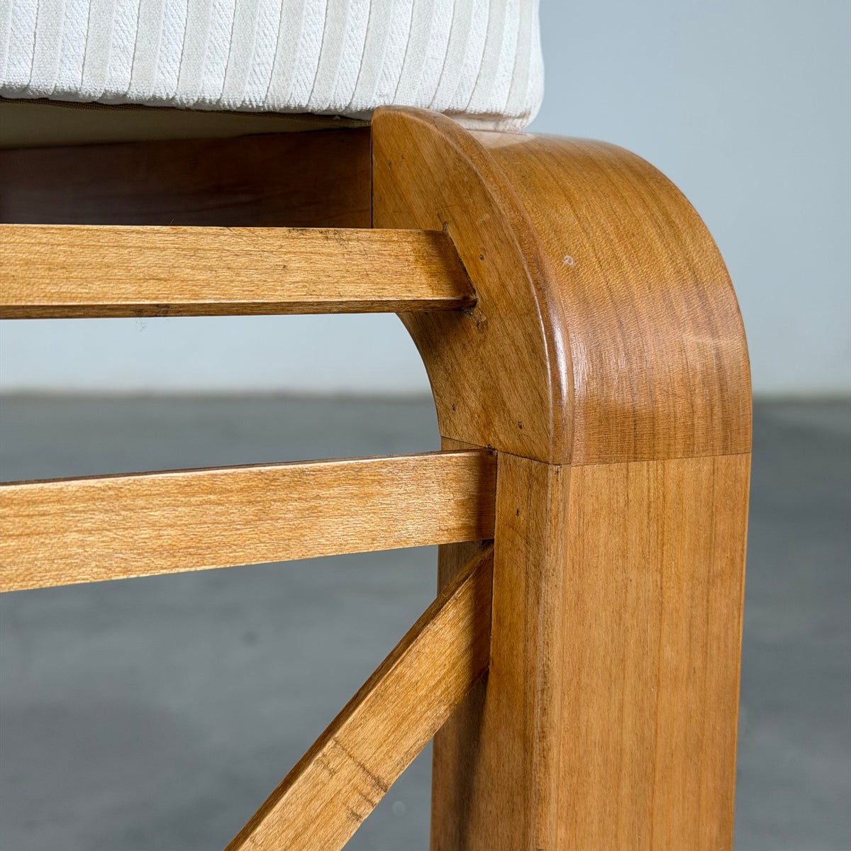 "EIDOS" Bench by FORME, Handcrafted Cherrywood Bedroom Bench with COM Option Benches