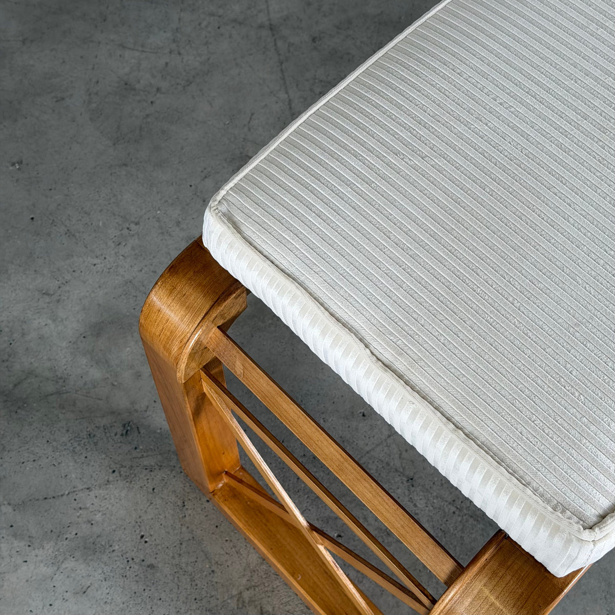 "EIDOS" Bench by FORME, Handcrafted Cherrywood Bedroom Bench with COM Option Benches