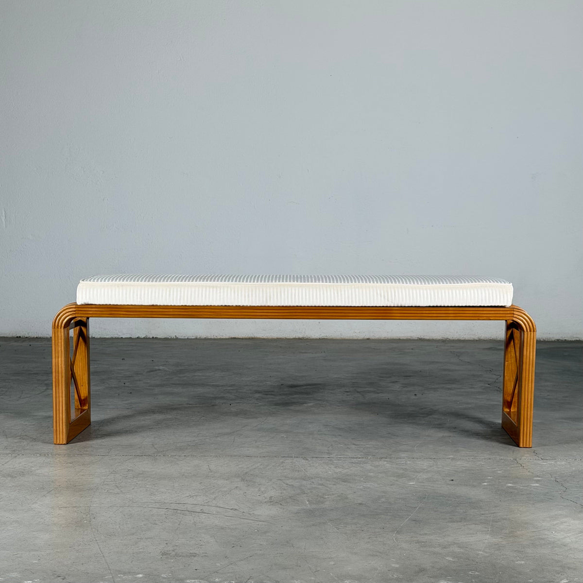"EIDOS" Bench by FORME, Handcrafted Cherrywood Bedroom Bench with COM Option Benches