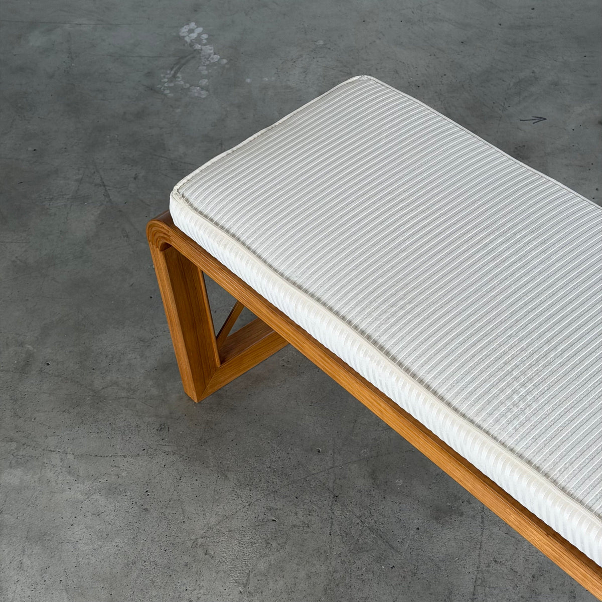 "EIDOS" Bench by FORME, Handcrafted Cherrywood Bedroom Bench with COM Option Benches