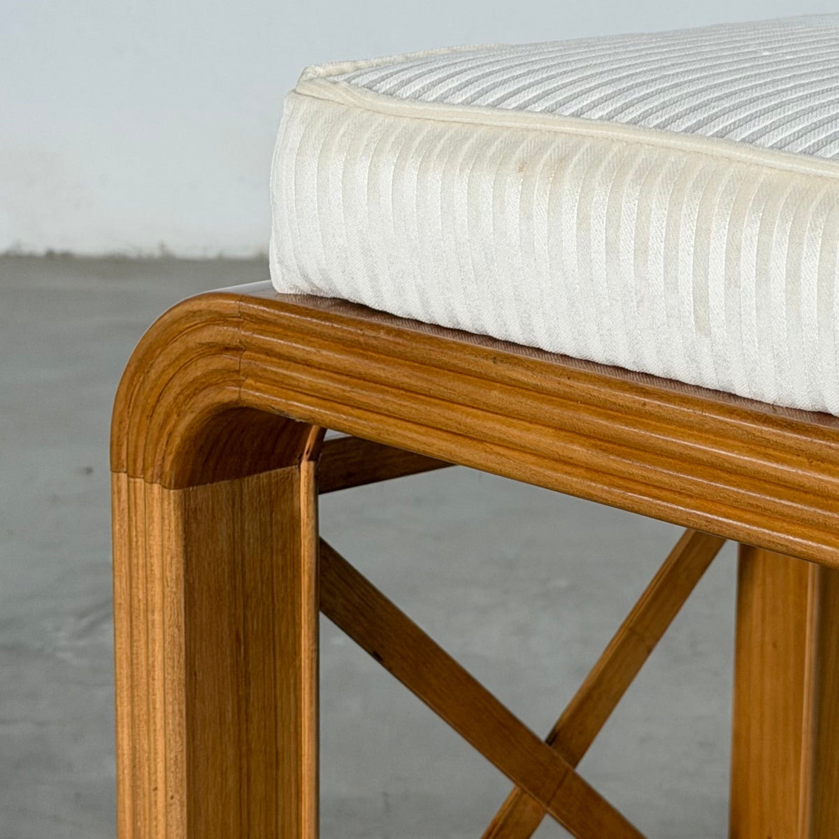"EIDOS" Bench by FORME, Handcrafted Cherrywood Bedroom Bench with COM Option Benches