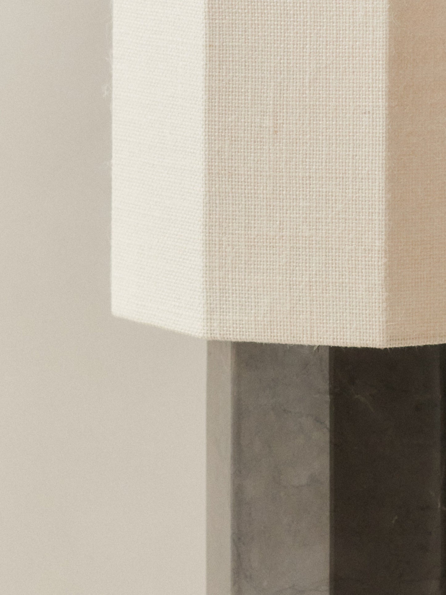 Eight over Eight Lamp - Grey Marble, Grande Table Lamps