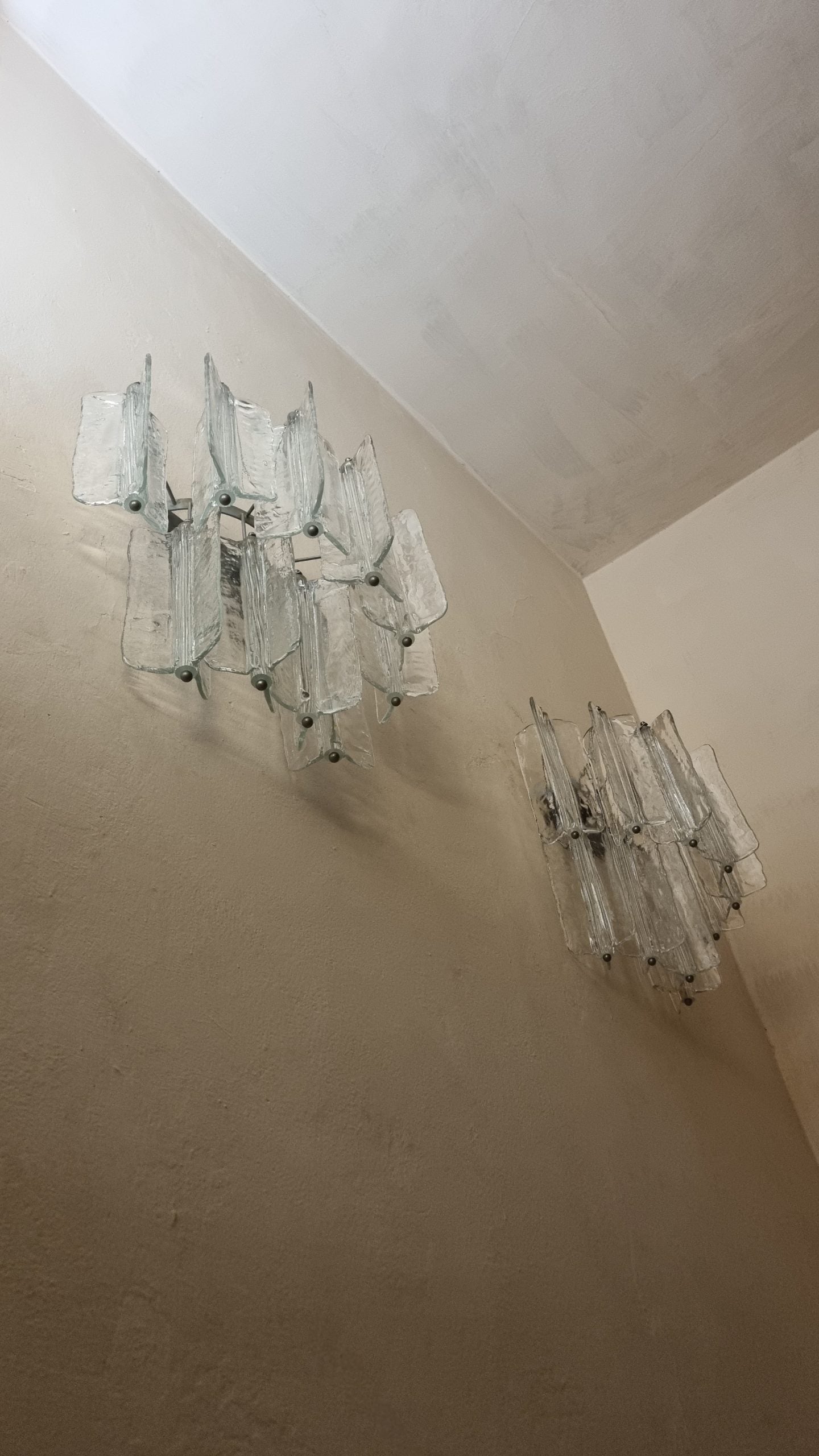 Elica Large Wall Sconce Designed by Toni Zuccheri for Venini, 1965 Sconces