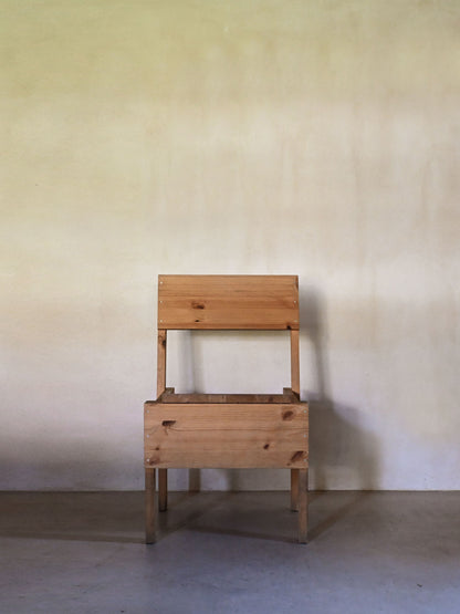 Enzo Mari chair for Artek, front view