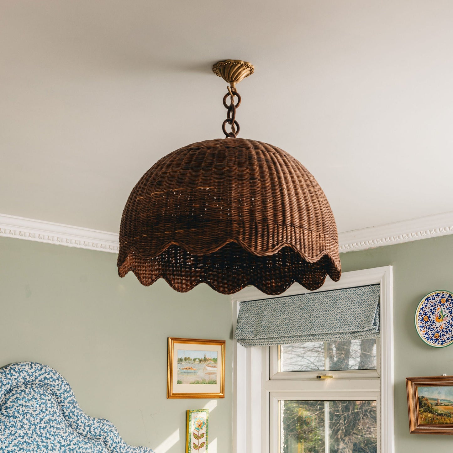 Etta Rattan Pendant Shade Lamp Shades