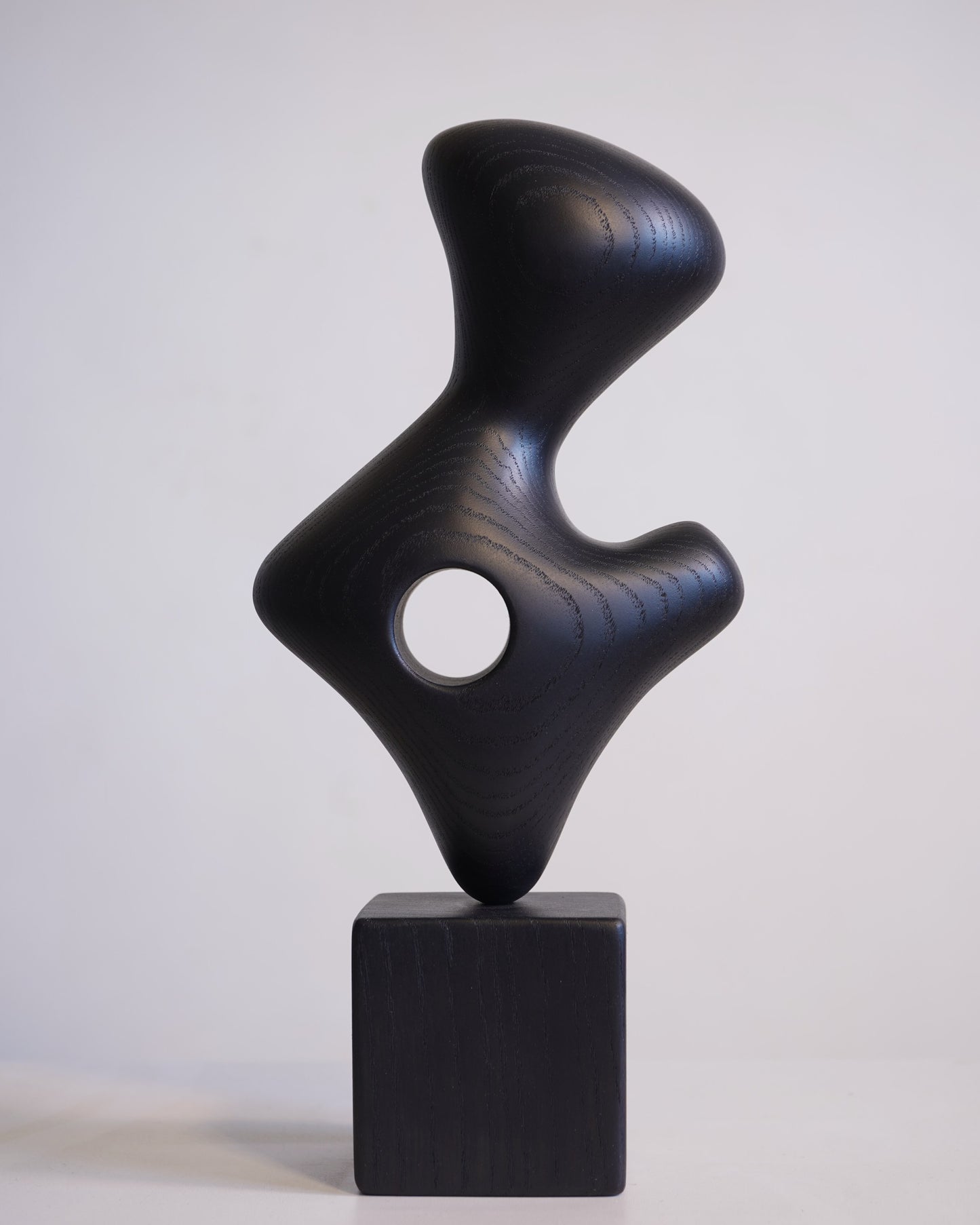 Petite Noir Wooden Sculpture
