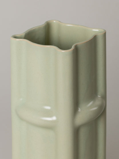 Faye Vase - Pale Fiberglass Green Vases