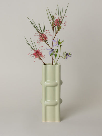 Faye Vase - Pale Fiberglass Green Vases
