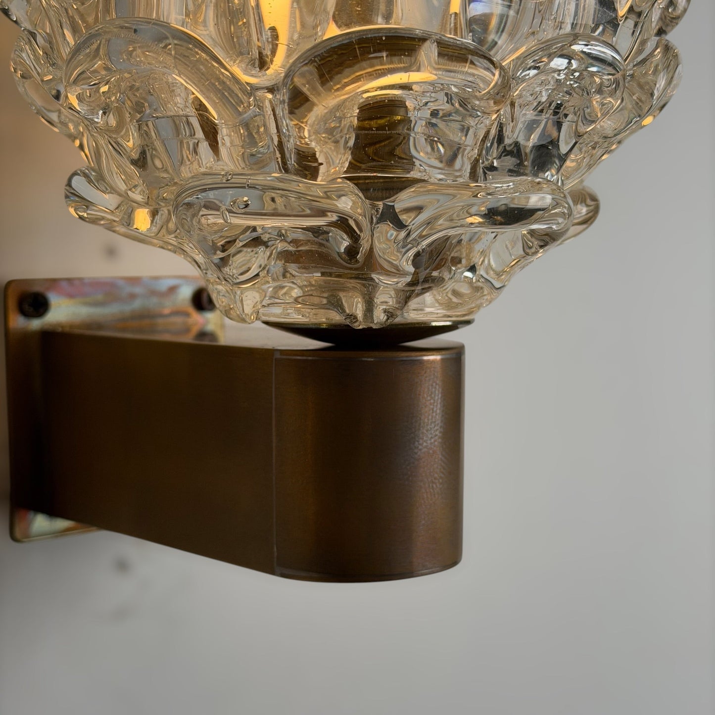 Pair of "Festoni" Wall Sconces by Ercole Barovier for Barovier & Toso, 1938 Sconces