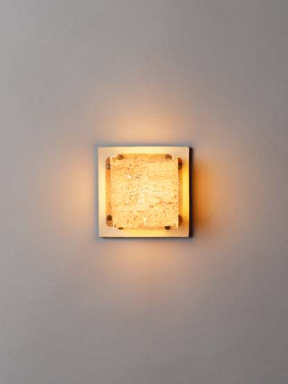 Field Square Mini Sconce by SIN Sconces