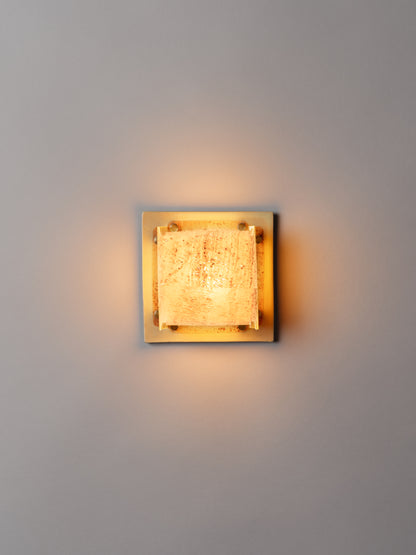 Field Square Mini Sconce by SIN Sconces