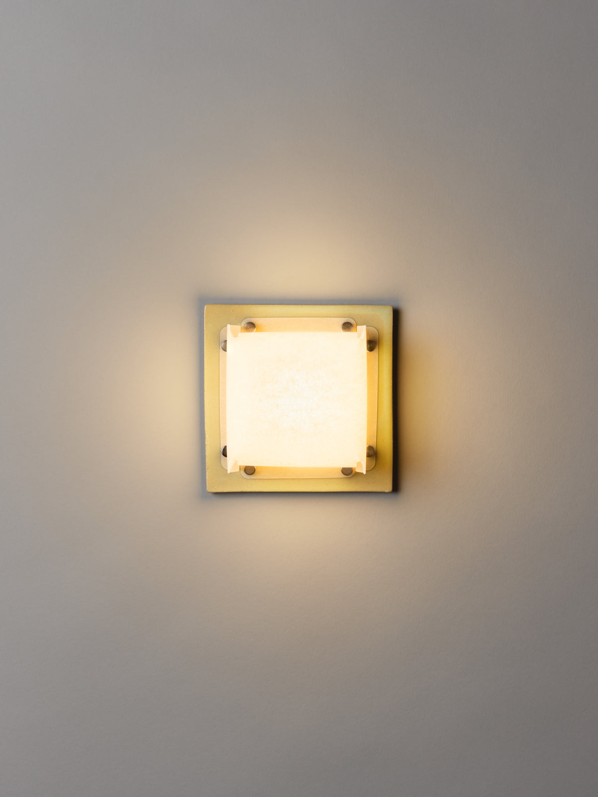 Field Square Mini Sconce by SIN Sconces