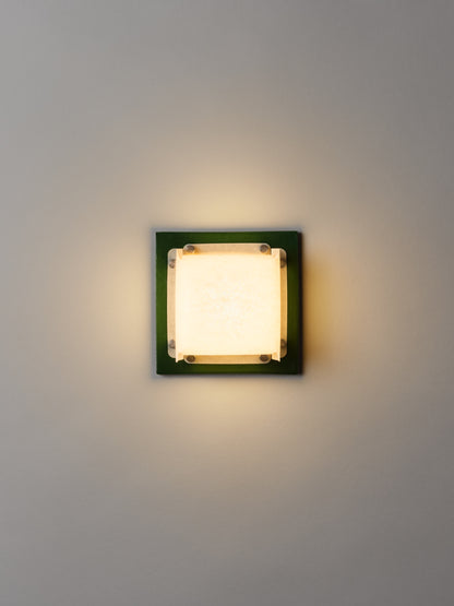 Field Square Mini Sconce by SIN Sconces