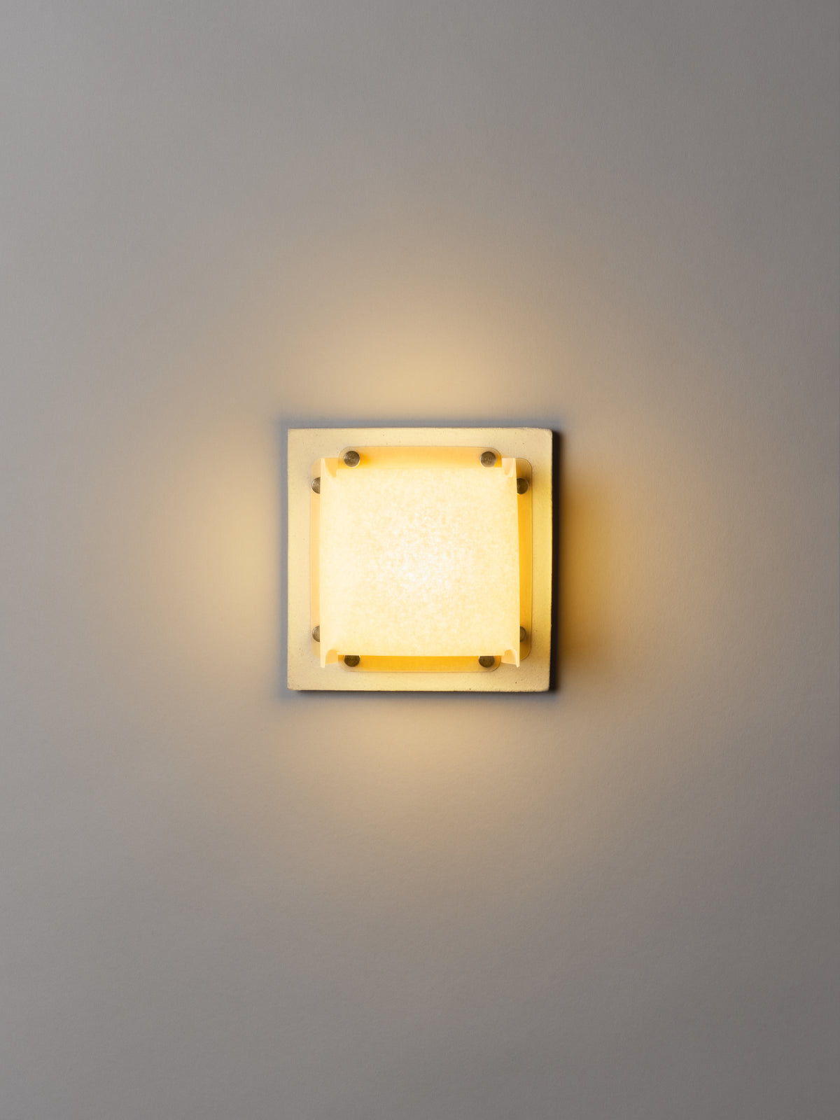Field Square Mini Sconce by SIN Sconces