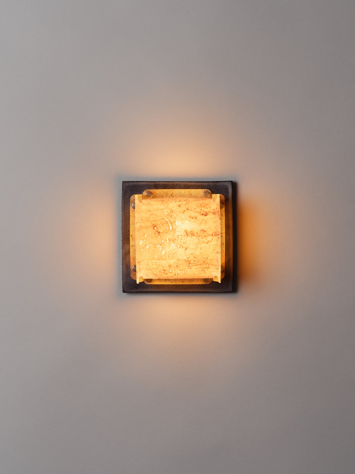 Field Square Mini Sconce by SIN Sconces